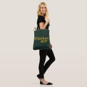 Whiskey helpt grappige alcohol gezegden whisky cit tote bag (Op model)