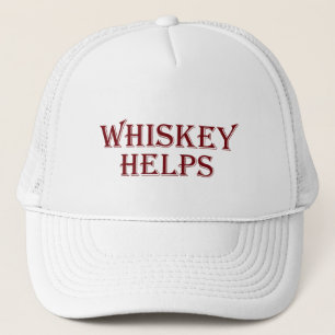Whiskey helpt grappige alcohol gezegden whisky cit trucker pet