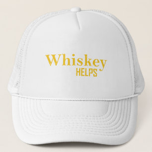 Whiskey helpt grappige alcohol gezegden whisky cit trucker pet