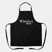 Whiskey helpt grappige drink alcoholcitaten schort (Voorkant)