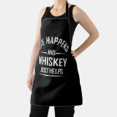 Whiskey helpt grappige quotes drink alcohol gezegd schort (Insitu)