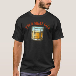 Whiskey, ik ben een Neat Guy Bourbon Old Fashioned T-shirt