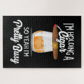Whiskey, ik hou Cigar, dus ik ben Busy Legpuzzel (Horizontaal)