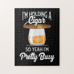 Whiskey, ik hou Cigar, dus ik ben Busy Legpuzzel
