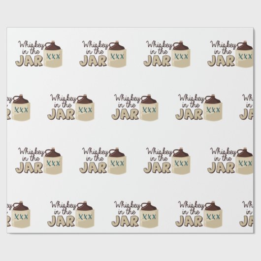 Whiskey in de pot cadeaupapier (Vlak)