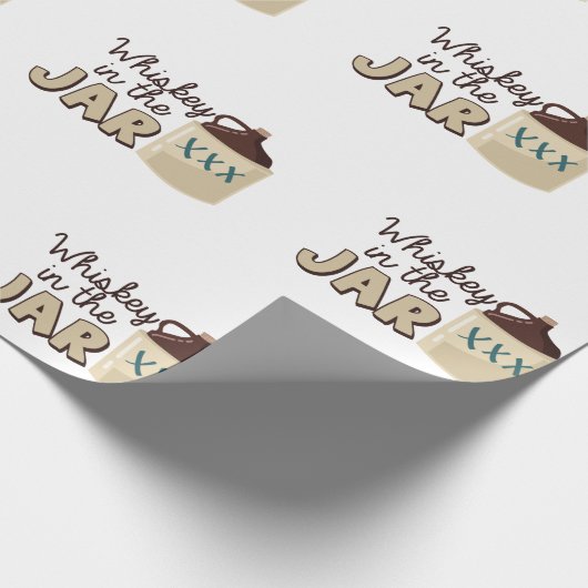 Whiskey in de pot cadeaupapier (Hoek)