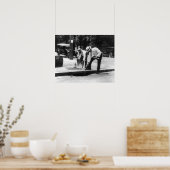 Whiskey in een riool, 1930. foto poster (Keuken)