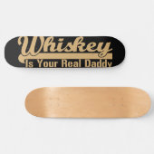 Whiskey is je echte vader skateboard (Horizontaal)