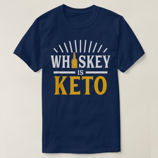 Whiskey is Keto T-shirt (Design voorkant)
