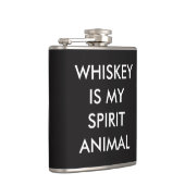 whiskey is mijn gedistilleerde dier heupfles (Rechts)
