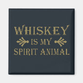 whiskey is mijn gedistilleerde dier magneet (Voorkant)