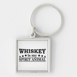 whiskey is mijn gedistilleerde dier sleutelhanger