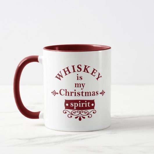 Whiskey is mijn kerstsfeer mok (Links)