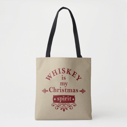 Whiskey is mijn kerstsfeer tote bag (Voorkant)