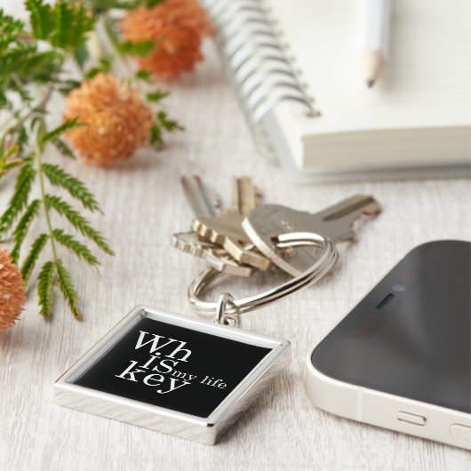 whiskey is mijn leven sleutelhanger (Zijkant)