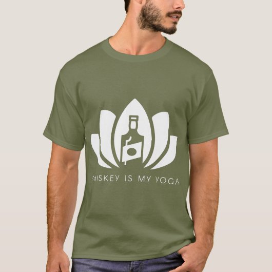 Whiskey is mijn yoga t-shirt (Voorkant)
