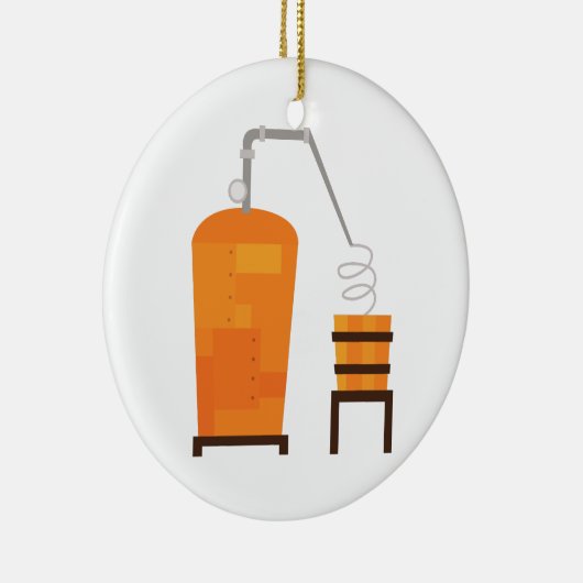 Whiskey is nog steeds keramisch ornament (Rechts)