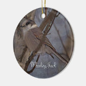 Whiskey Jack Photography Round Keramisch Ornament (Links)