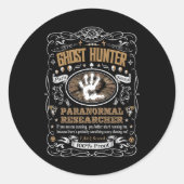  Whiskey Label Ghost Hunter (Voorkant)