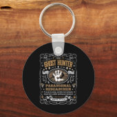 Whiskey Label Ghost Hunter Sleutelhanger (Voorkant)
