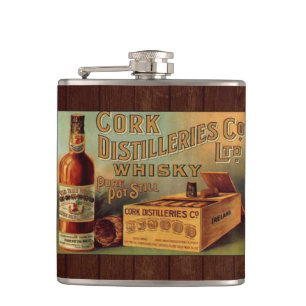Whiskey Label Heupfles