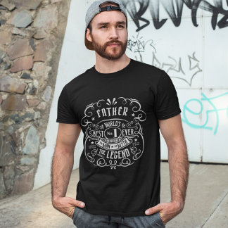 Whiskey Label Man Myth Legend Vader op maat T-shirt
