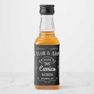 Whiskey Label Wedding Favor Label Likeurfles Etiket