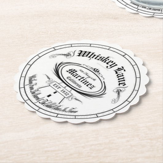 Whiskey Lane Classic Logo Onderzetter Set (Gekanteld)