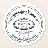 Whiskey Lane Classic Logo Onderzetter Set (Voorkant)