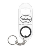 Whiskey Lane Retro Logo flesopener Mini Flessenopener (Voorkant)