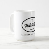 Whiskey Lane Retro Logo Koffiemok (Voorkant links)