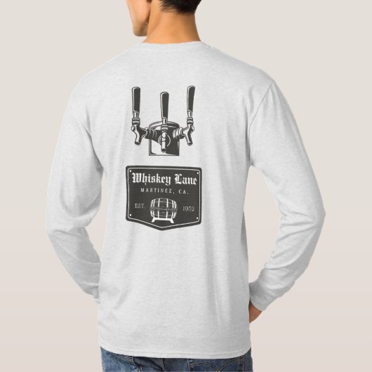 Whiskey Lane Tap Logo LS T-shirt (Achterkant)