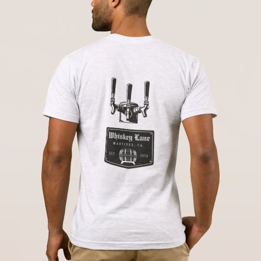 Whiskey Lane Tap Logo T-shirt (Achterkant)