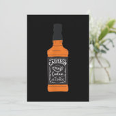 Whiskey Let kan alcohol bevatten Bedankkaart (Staand voorkant)