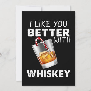 Whiskey Lover Ik vind je beter met whiskey Bedankkaart