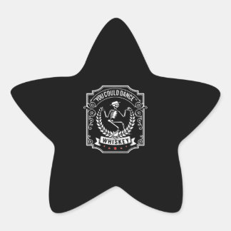 Whiskey Lover | U kunt Dance Whiskey Ster Sticker