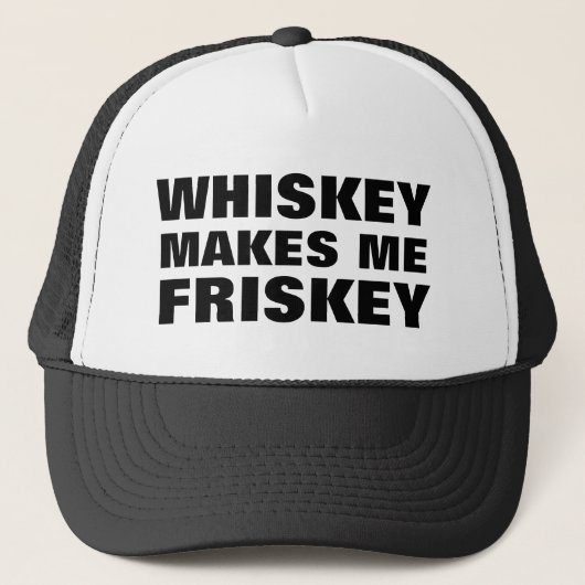 Whiskey maakt me een Friskey Trucker Hat Pet (Voorkant)