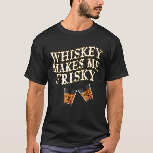 Whiskey Maakt Me Fris T-shirt (Voorkant)