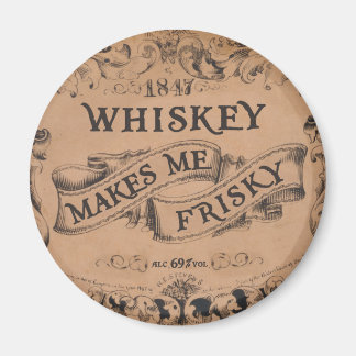 Whiskey maakt me gek magneet