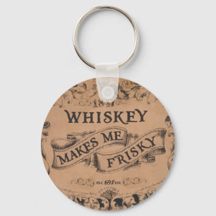 Whiskey maakt me gek sleutelhanger
