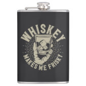 Whiskey maakt me ongevaarlijk heupfles (Voorkant)