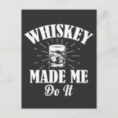 Whiskey maakte me het Briefkaart (Voorkant)