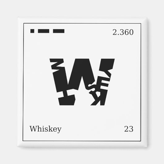 Whiskey Magnet (Voorkant)