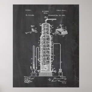 Whiskey Making Patent Poster