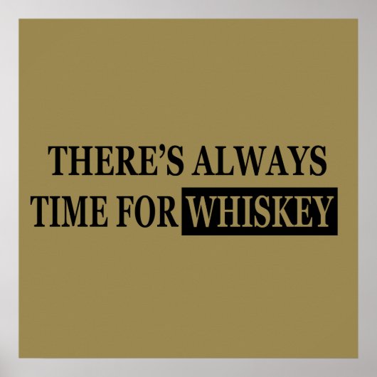 whiskey minnaar grappige citaten poster (Voorkant)