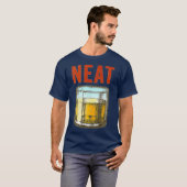 Whiskey Neat Old Fashioned Scotch and Bourbon T-shirt (Voorkant volledig)