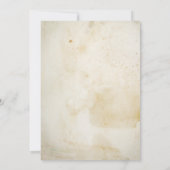 Whiskey Night Groom Bachelor Party Invite Kaart (Achterkant)