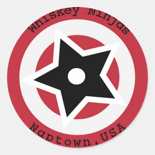 Whiskey Ninjas Sticker (Voorkant)