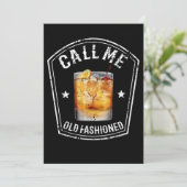 Whiskey noemt me Oude Fashioned Bedankkaart (Staand voorkant)