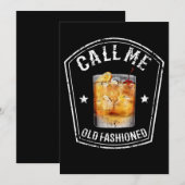 Whiskey noemt me Oude Fashioned Bedankkaart (Voorkant / Achterkant)